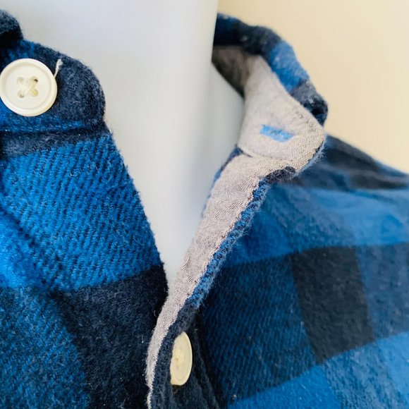 🇺🇸 ABERCROMBIE KIDS flannel buffalo shirt 13/14 - Picture 12 of 15